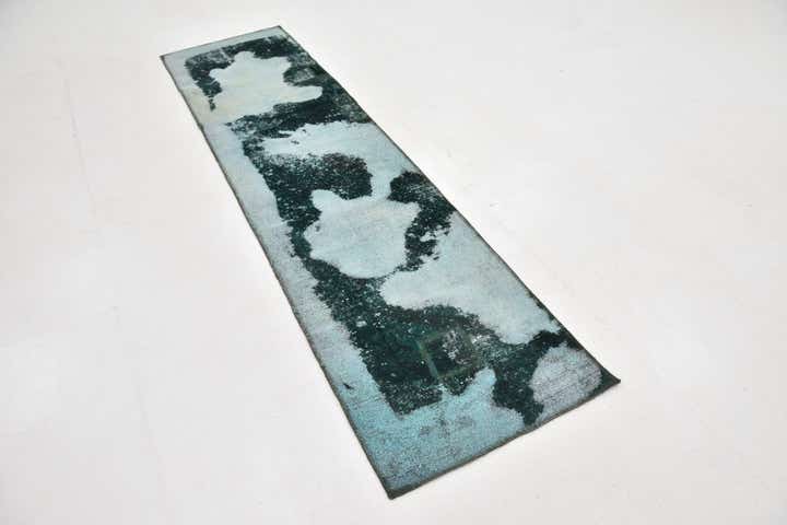 2' 2 x 8' 8 Hand Knotted Ultra Vintage Persian Wool Runner Rug
