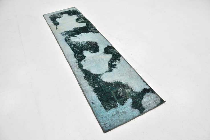 Detail image of 2' 2 x 8' 8 Hand Knotted Ultra Vintage Persian Wool Runner Rug