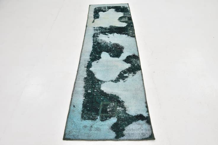 Detail image of 2' 2 x 8' 8 Hand Knotted Ultra Vintage Persian Wool Runner Rug