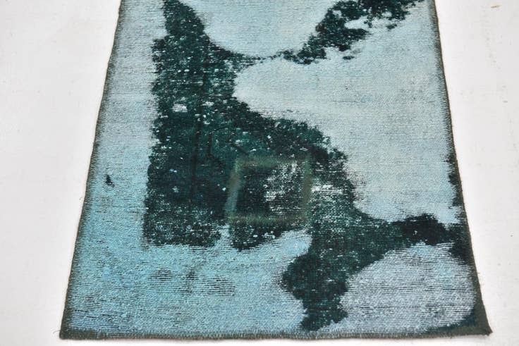 Detail image of 2' 2 x 8' 8 Hand Knotted Ultra Vintage Persian Wool Runner Rug