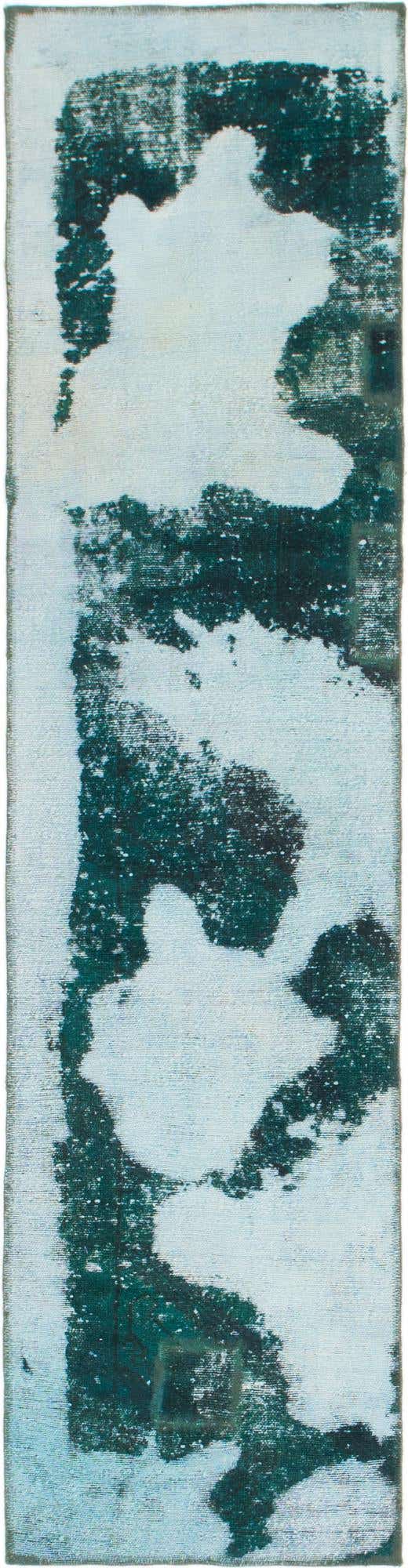 2' 2 x 8' 8 Hand Knotted Ultra Vintage Persian Wool Runner Rug