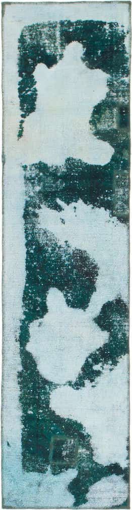 2' 2 x 8' 8 Hand Knotted Ultra Vintage Persian Wool Runner Rug
