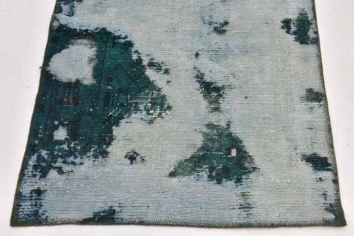 2' 7 x 8' Hand Knotted Ultra Vintage Persian Wool Runner Rug
