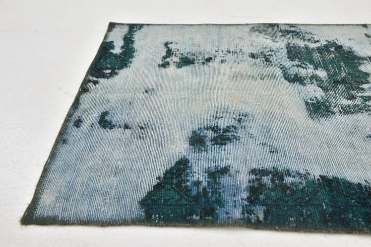 Detail image of 2' 7 x 8' Hand Knotted Ultra Vintage Persian Wool Runner Rug