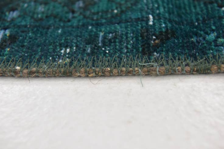 Detail image of 2' 7 x 8' Hand Knotted Ultra Vintage Persian Wool Runner Rug