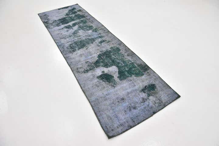 2' 9 x 8' 10 Hand Knotted Ultra Vintage Persian Wool Runner Rug