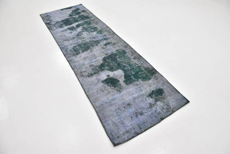 Detail image of 2' 9 x 8' 10 Hand Knotted Ultra Vintage Persian Wool Runner Rug