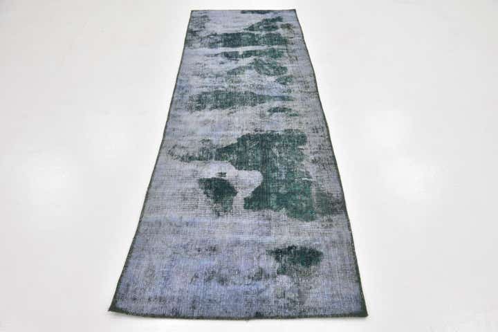 2' 9 x 8' 10 Hand Knotted Ultra Vintage Persian Wool Runner Rug