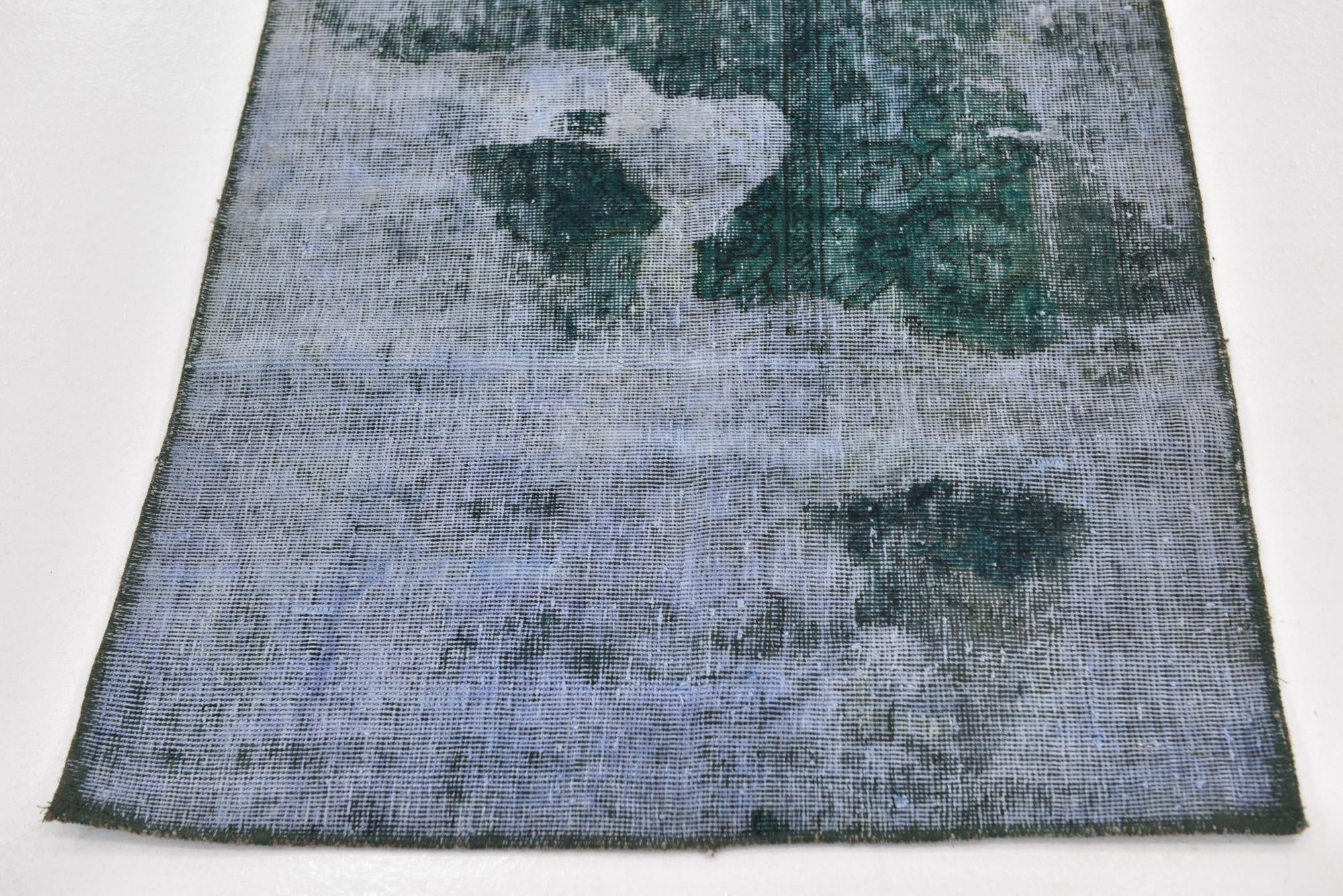 2' 9 x 8' 10 Hand Knotted Ultra Vintage Persian Wool Runner Rug