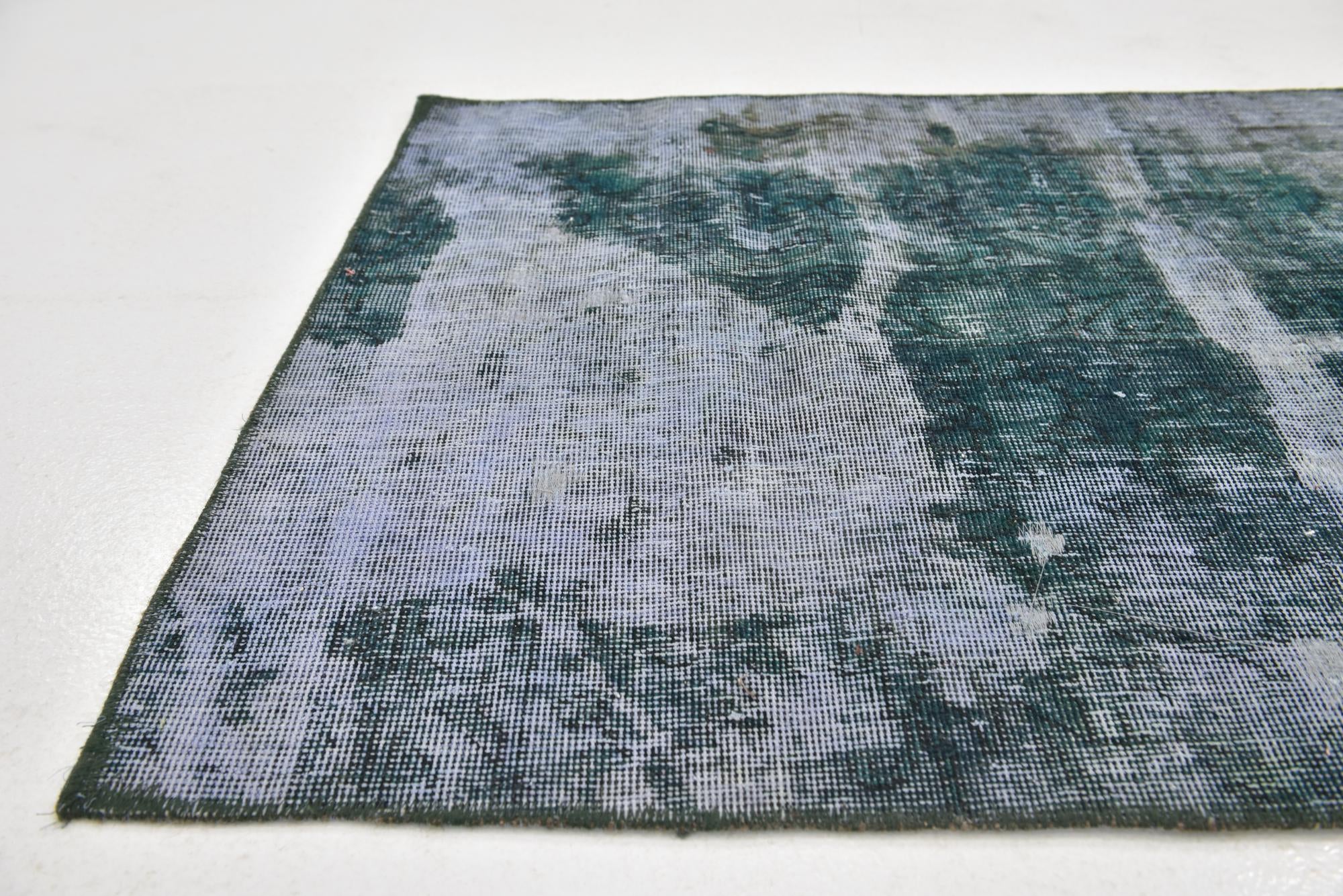 2' 9 x 8' 10 Hand Knotted Ultra Vintage Persian Wool Runner Rug