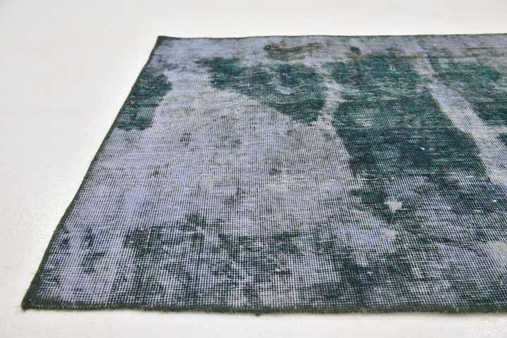 2' 9 x 8' 10 Hand Knotted Ultra Vintage Persian Wool Runner Rug