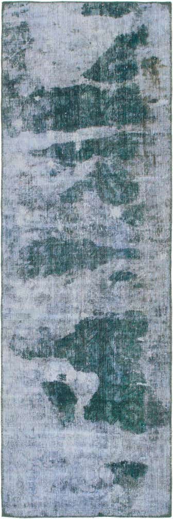 2' 9 x 8' 10 Hand Knotted Ultra Vintage Persian Wool Runner Rug