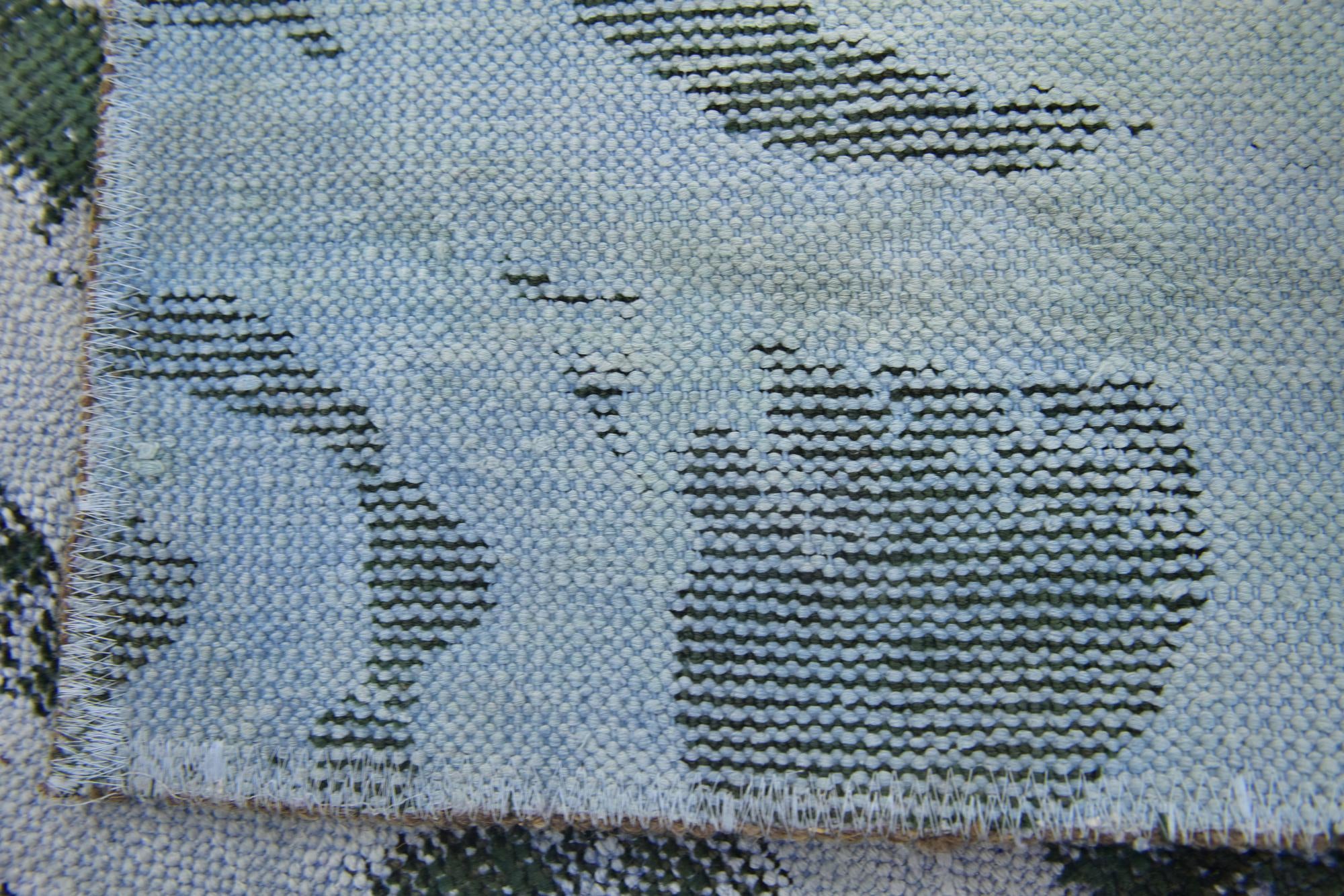 4' 6 x 8' 8 Hand Knotted Ultra Vintage Persian Wool Runner Rug