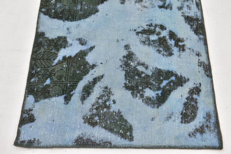 Detail image of 2' 7 x 6' Hand Knotted Ultra Vintage Persian Wool Runner Rug