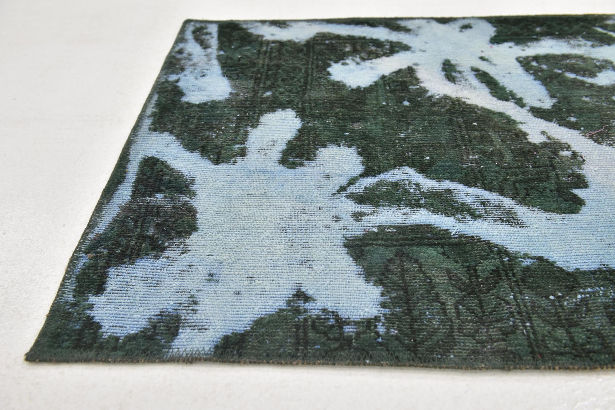 2' 7 x 6' Hand Knotted Ultra Vintage Persian Wool Runner Rug