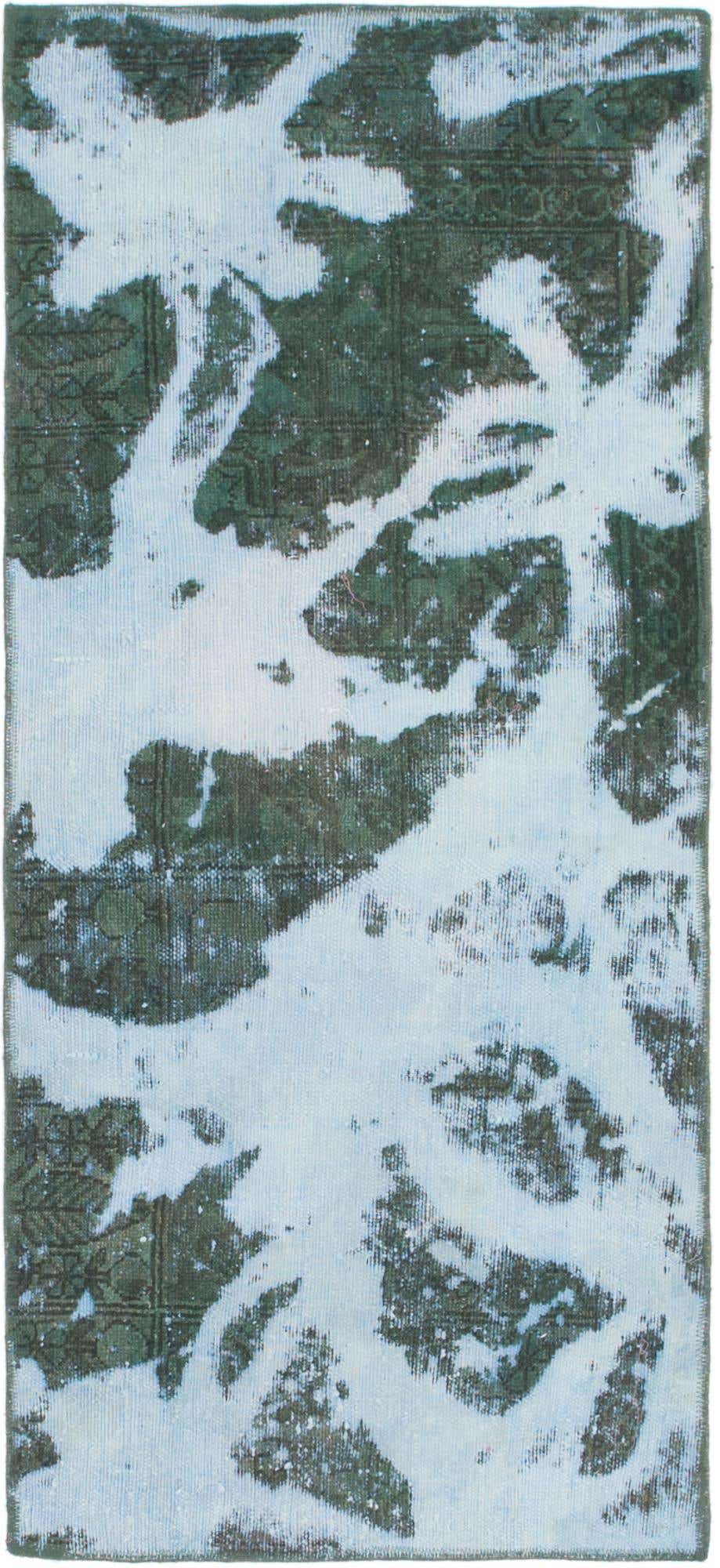 2' 7 x 6' Hand Knotted Ultra Vintage Persian Wool Runner Rug