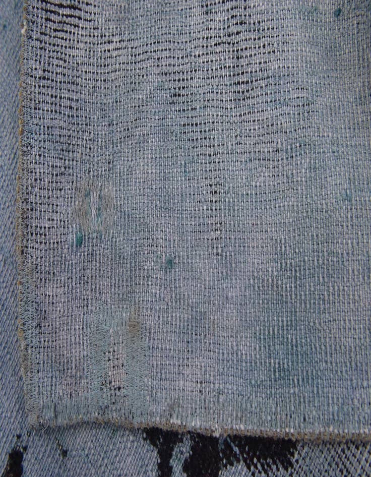 Detail image of 2' 7 x 9'  Hand Knotted Ultra Vintage Persian Wool Runner Rug