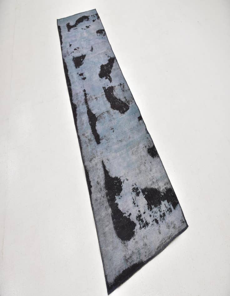 Detail image of 2' 7 x 9'  Hand Knotted Ultra Vintage Persian Wool Runner Rug