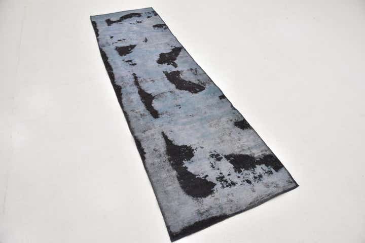 2' 7 x 9' Hand Knotted Ultra Vintage Persian Wool Runner Rug