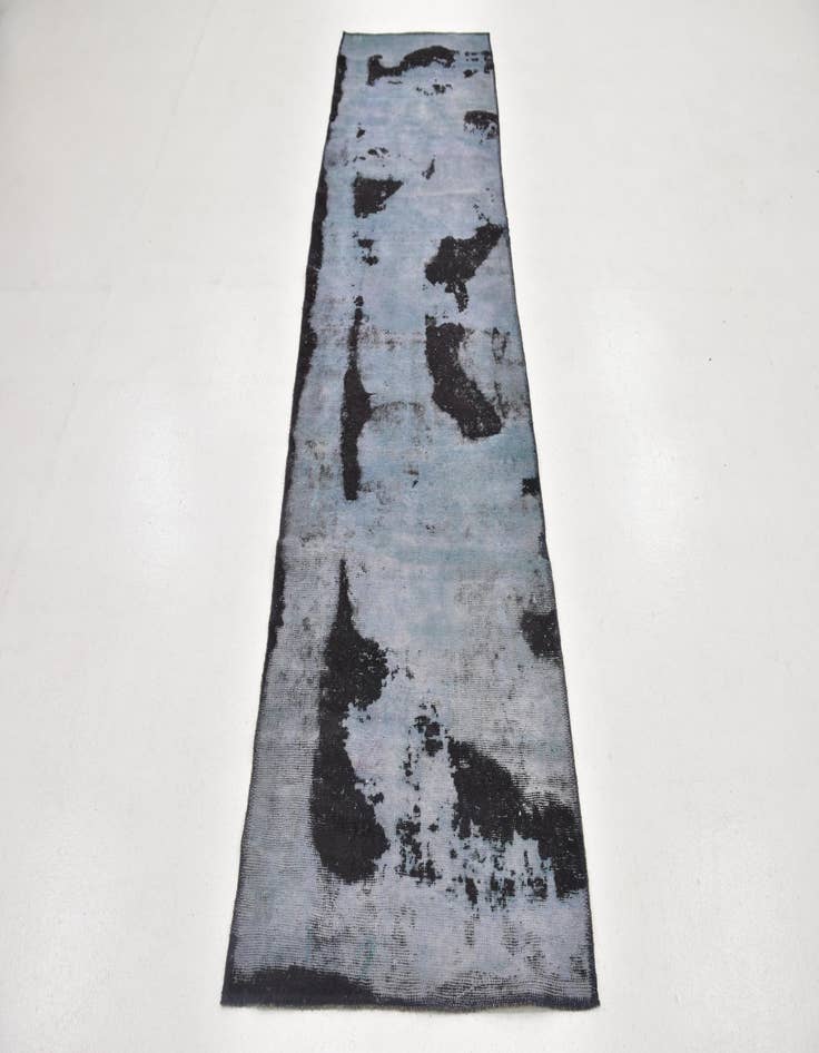 Detail image of 2' 7 x 9'  Hand Knotted Ultra Vintage Persian Wool Runner Rug