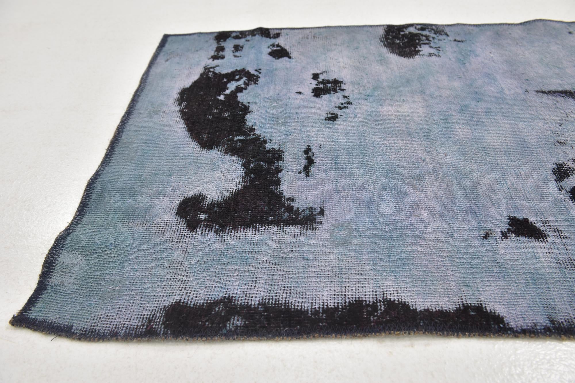 2' 7 x 9' Hand Knotted Ultra Vintage Persian Wool Runner Rug