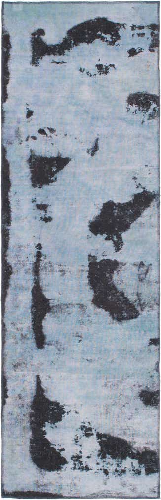 2' 7 x 9' Hand Knotted Ultra Vintage Persian Wool Runner Rug
