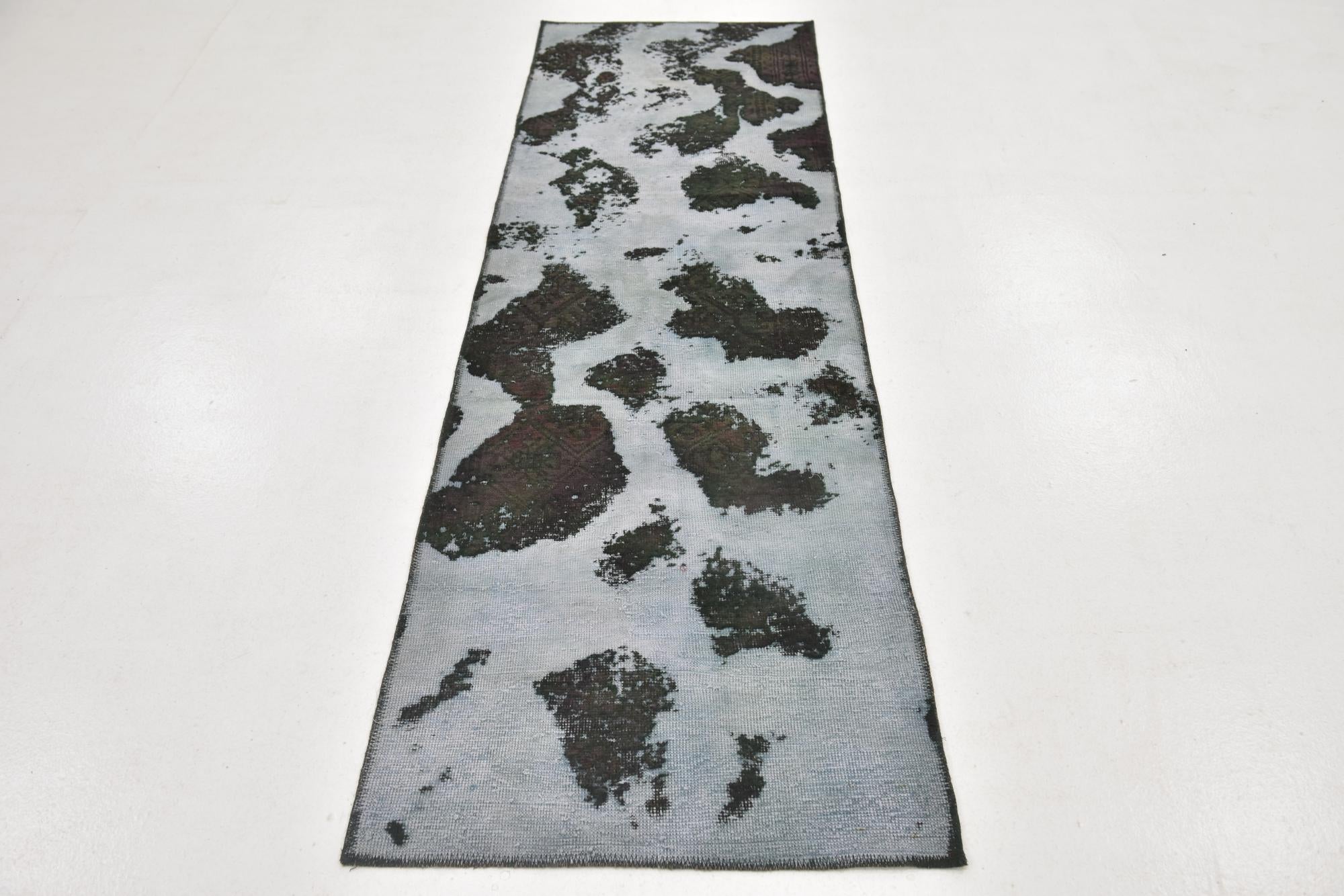 2' 4 x 7' 10 Hand Knotted Ultra Vintage Persian Wool Runner Rug