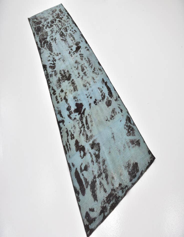 Detail image of 3' x 10' 8  Hand Knotted Ultra Vintage Persian Wool Runner Rug