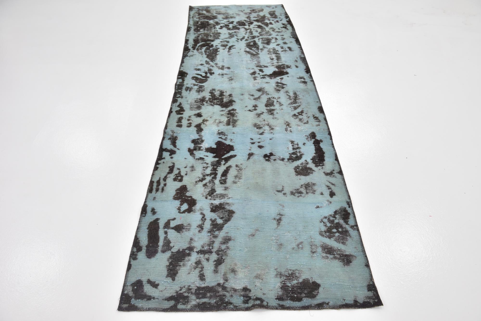 3' x 10' 8 Hand Knotted Ultra Vintage Persian Wool Runner Rug