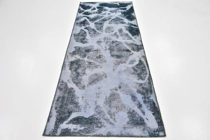 Detail image of 3' x 8' 4 Hand Knotted Ultra Vintage Persian Wool Runner Rug