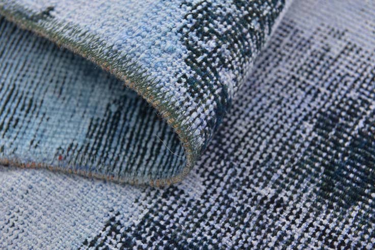 Detail image of 3' x 8' 4 Hand Knotted Ultra Vintage Persian Wool Runner Rug