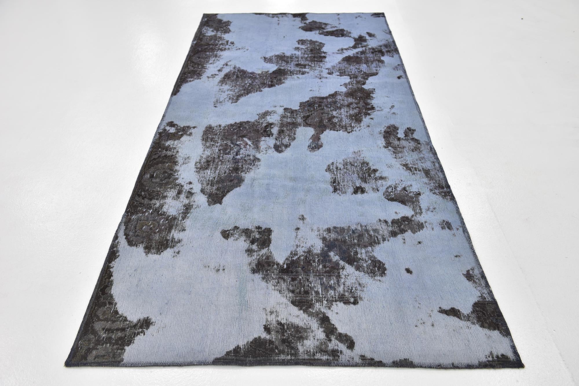 4' x 8' 8 Hand Knotted Ultra Vintage Persian Wool Runner Rug