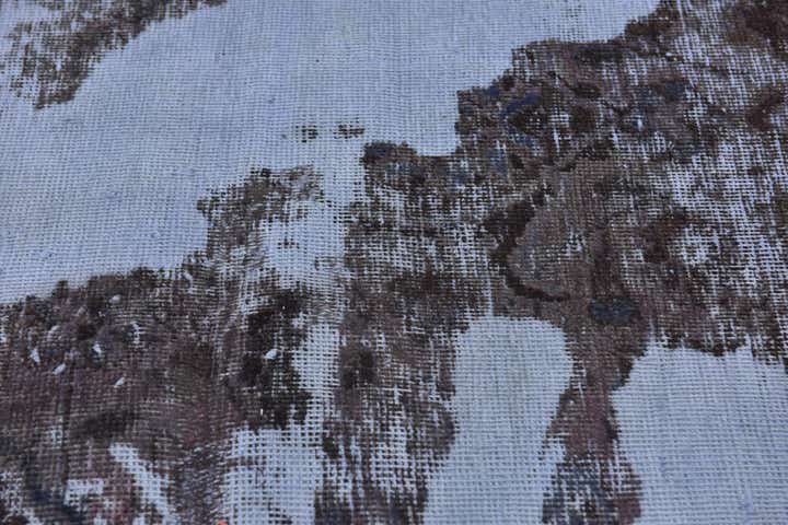 4' x 8' 8 Hand Knotted Ultra Vintage Persian Wool Runner Rug