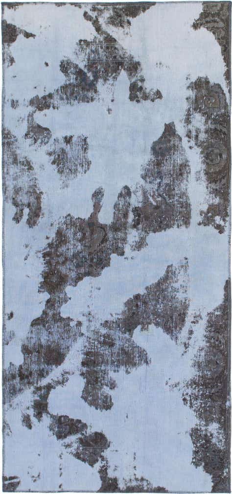 4' x 8' 8 Hand Knotted Ultra Vintage Persian Wool Runner Rug