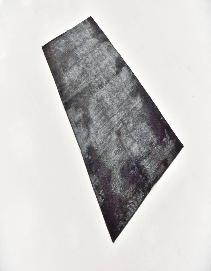 Detail image of 3' 2 x 6' 8  Hand Knotted Ultra Vintage Persian Wool Runner Rug