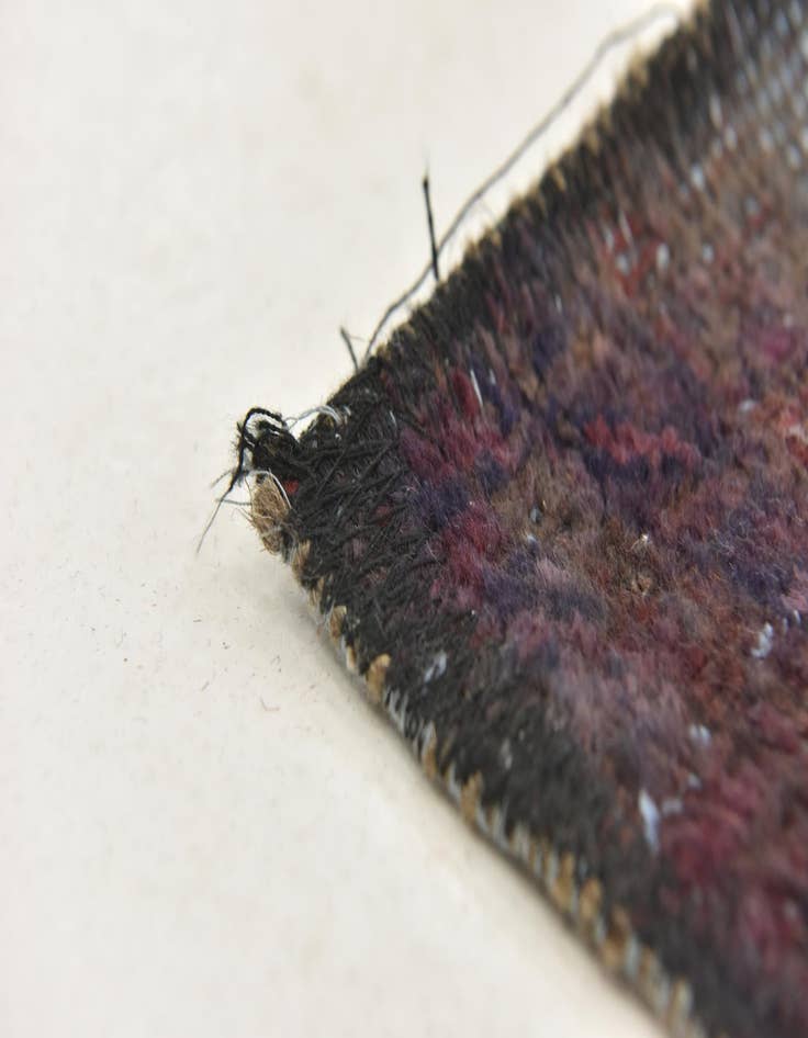 Detail image of 3' 2 x 6' 8  Hand Knotted Ultra Vintage Persian Wool Runner Rug