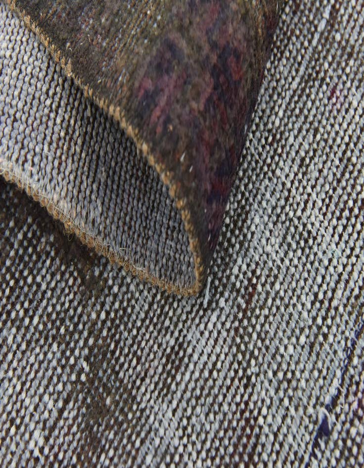 Detail image of 3' 2 x 6' 8  Hand Knotted Ultra Vintage Persian Wool Runner Rug