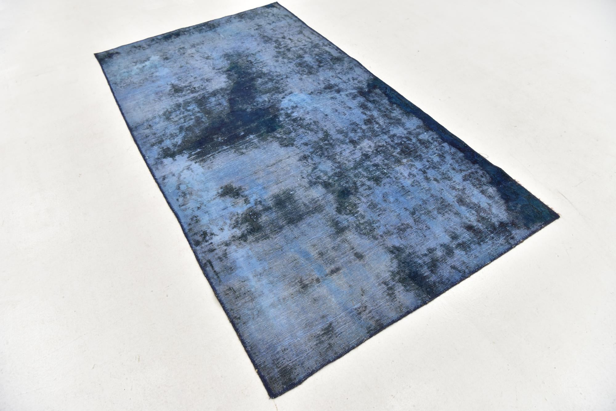 4' 2 x 7' 6 Hand Knotted Ultra Vintage Persian Wool Runner Rug