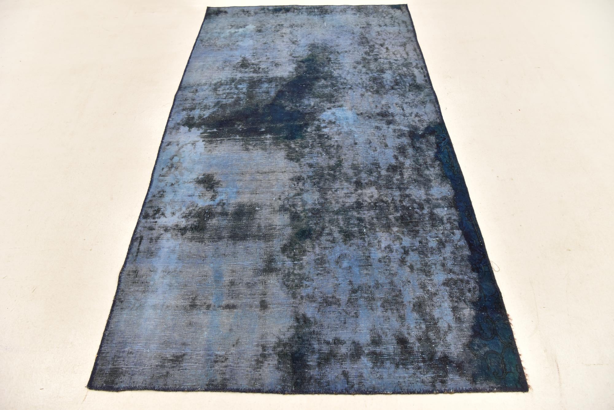 4' 2 x 7' 6 Hand Knotted Ultra Vintage Persian Wool Runner Rug