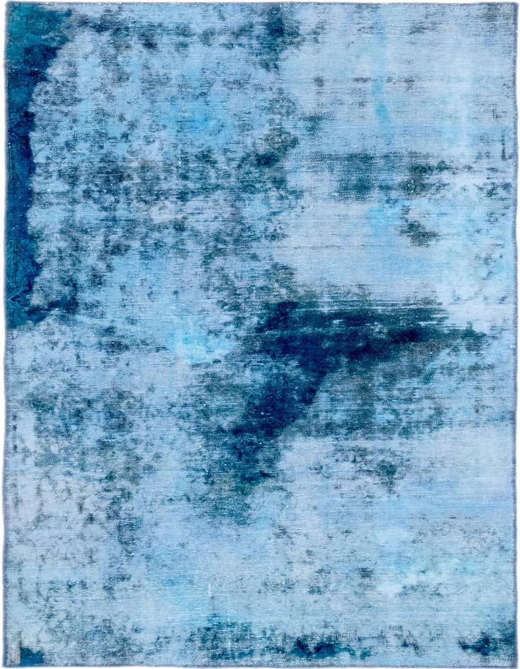 Detail image of 4' 2 x 7' 6 Hand Knotted Ultra Vintage Persian Wool Runner Rug