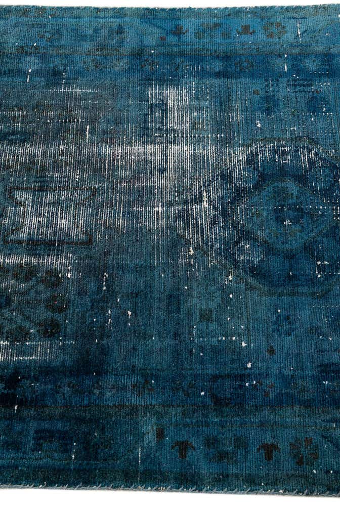3' 7 x 13' 5 Hand Knotted Ultra Vintage Persian Wool Runner Rug