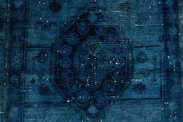 3' 7 x 13' 5 Hand Knotted Ultra Vintage Persian Wool Runner Rug