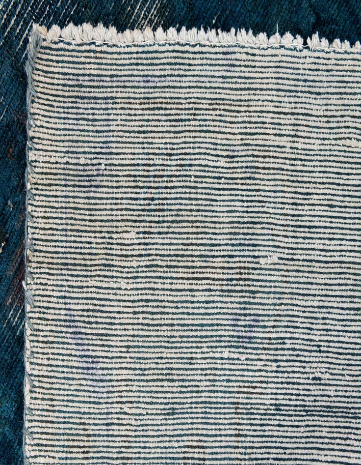 Detail image of 3' 7 x 13' 5  Hand Knotted Ultra Vintage Persian Wool Runner Rug