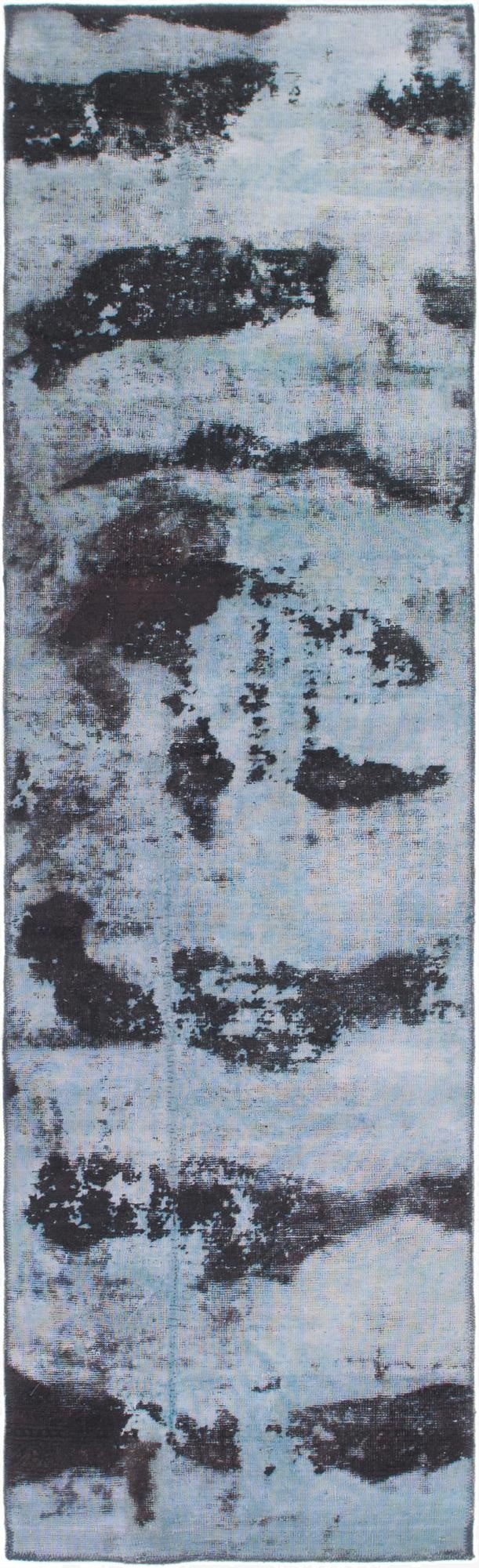 2' 7 x 9' 3  Hand Knotted Ultra Vintage Persian Wool Runner Rug