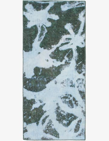 2' 7 x 6' Hand Knotted Ultra Vintage Persian Wool Runner Rug