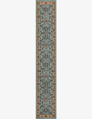 Light Blue Yasmin Runner Rug
