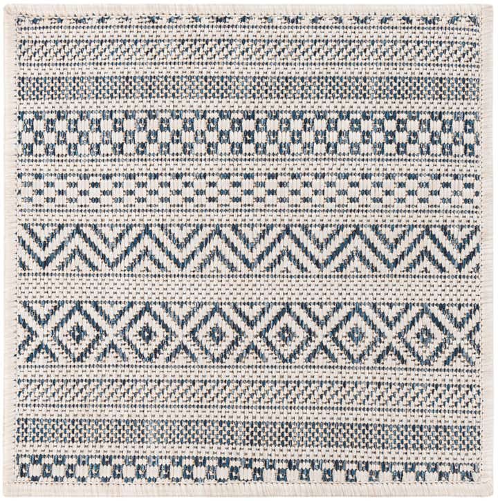 1' 4 x 1' 4 Easy-Clean Ribbon Indoor / Outdoor Sample Rug