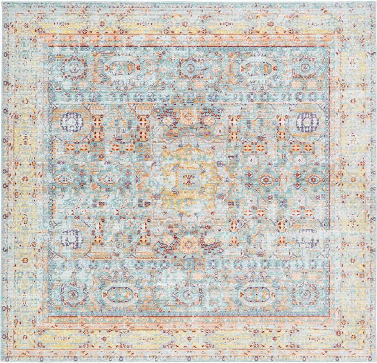 Detail image of 8' x 8' Alexis Square Rug