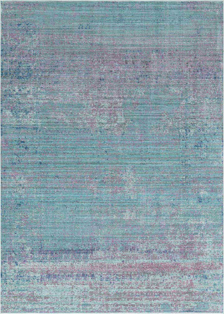 8' x 8' Aqua Square Rug