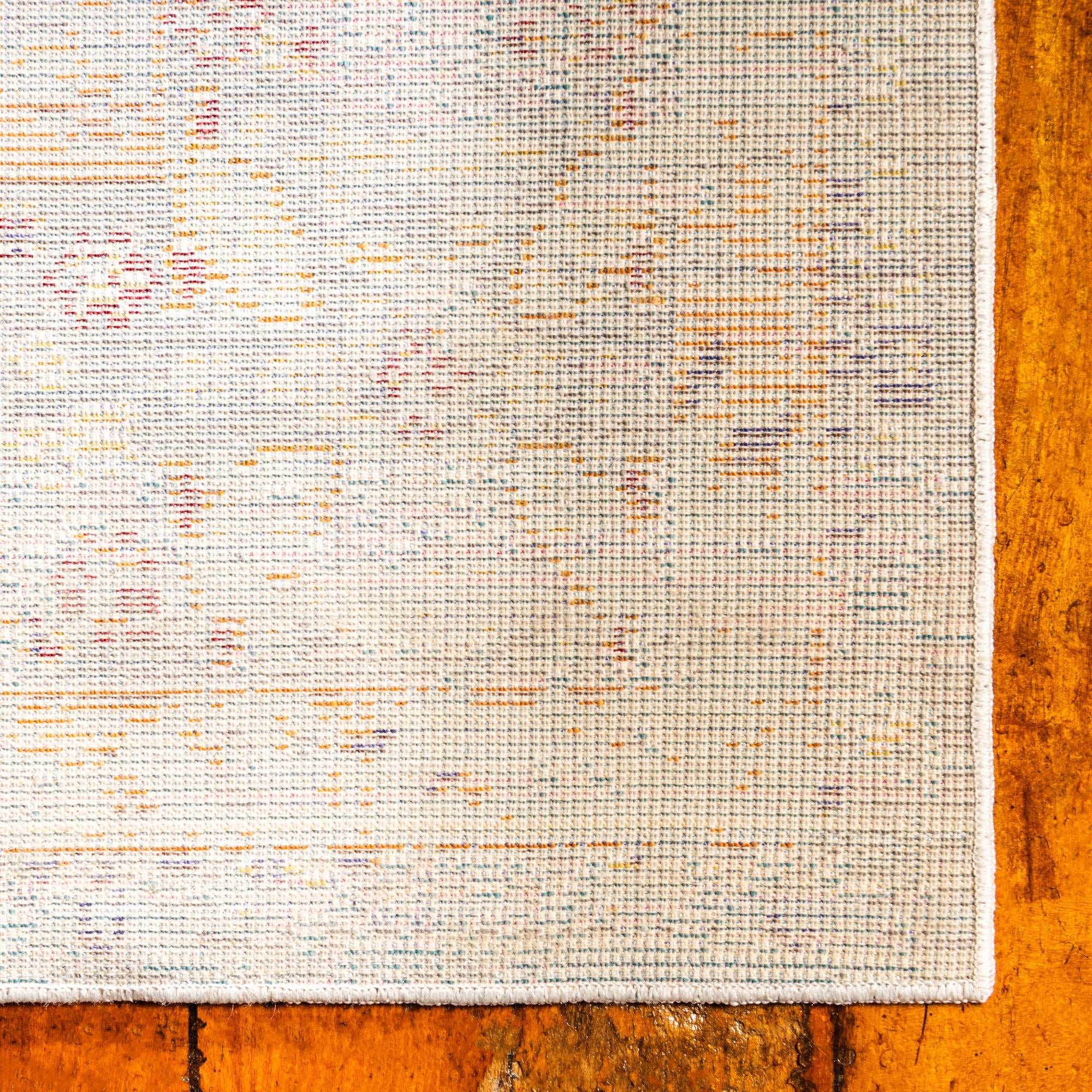 8' x 8' Aqua Square Rug